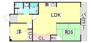 ハリマハイツの物件間取画像